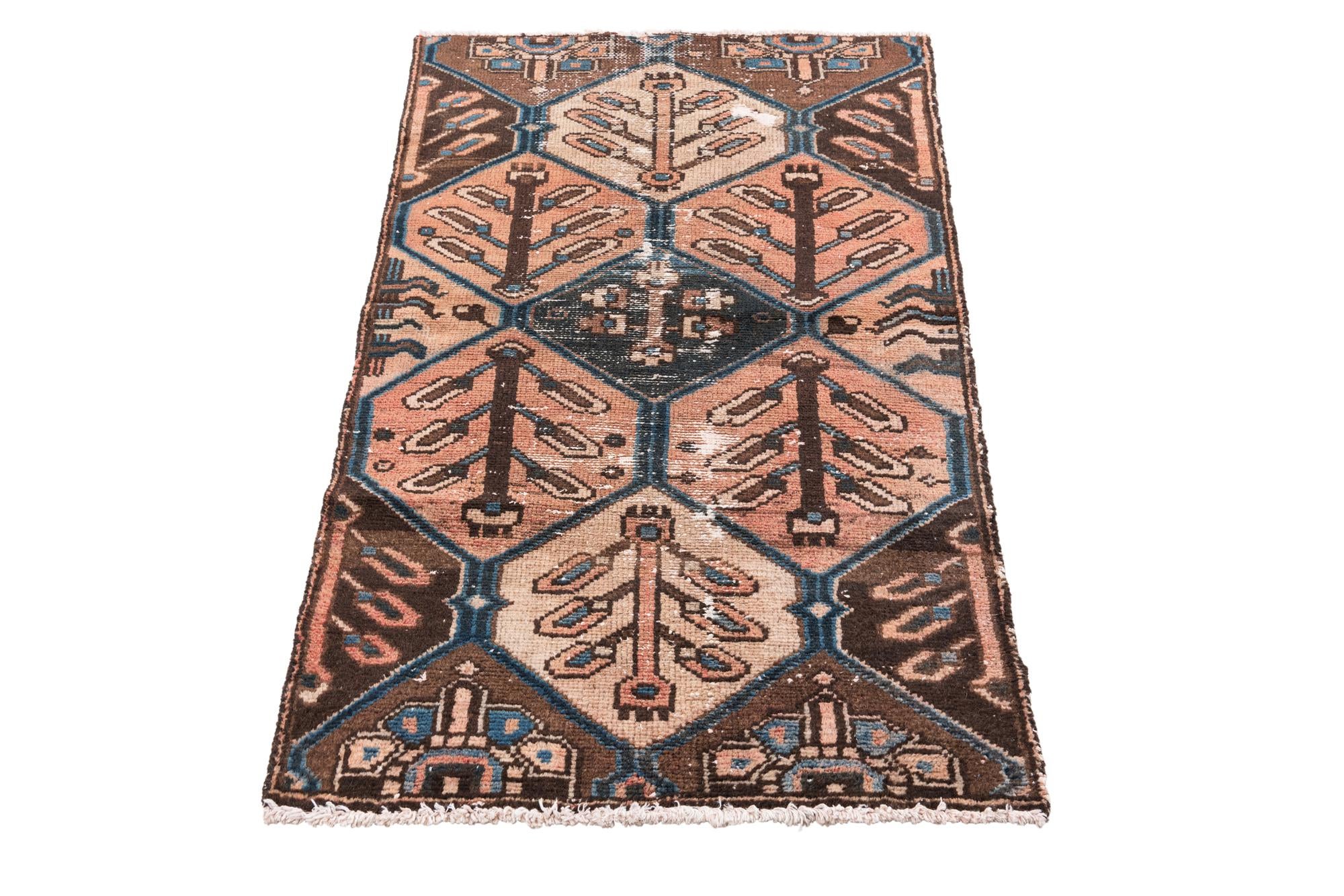 2' 6 x 4' 6 Hand Knotted Ultra Vintage Persian Wool Rug