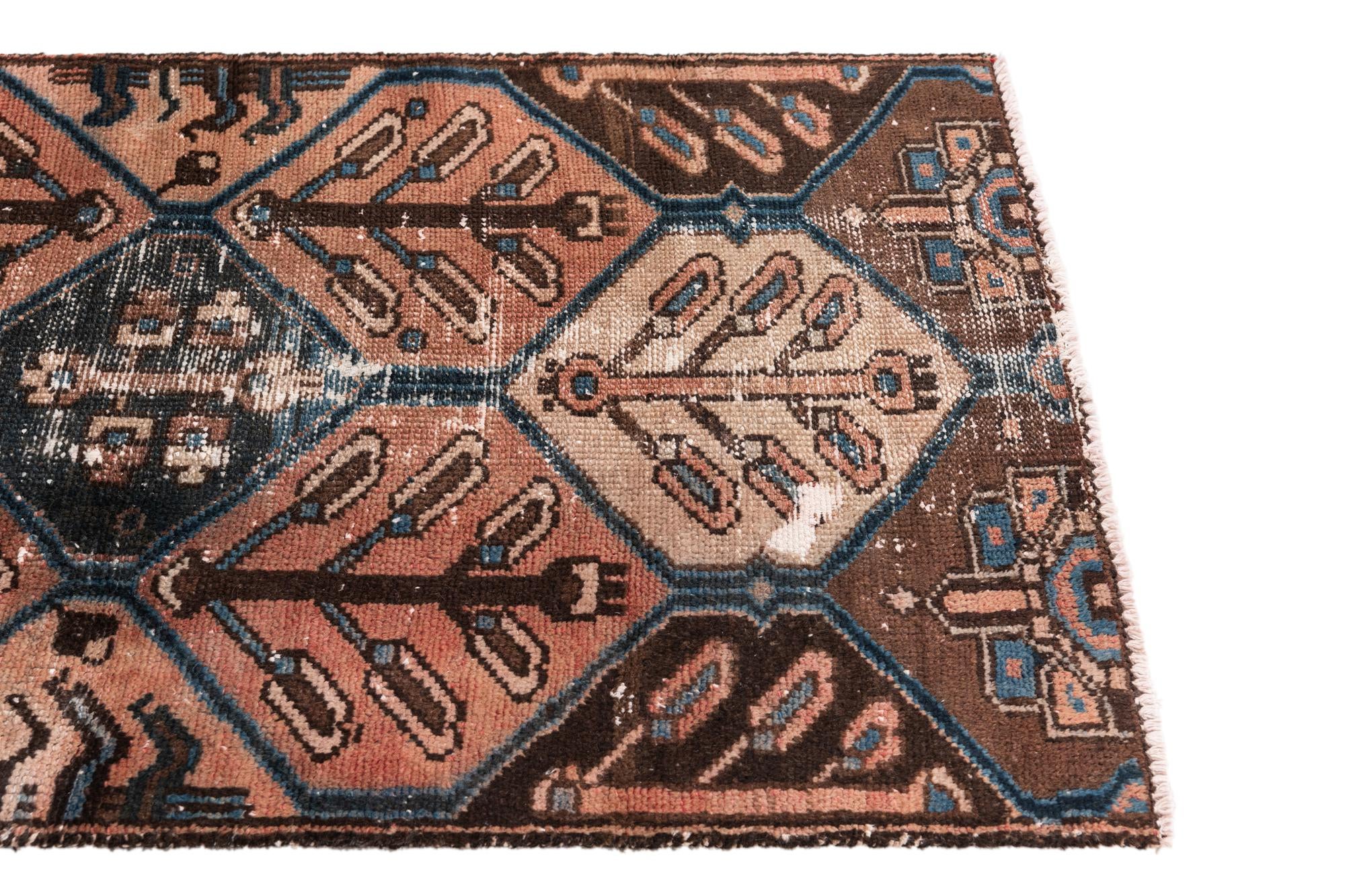 2' 6 x 4' 6 Hand Knotted Ultra Vintage Persian Wool Rug