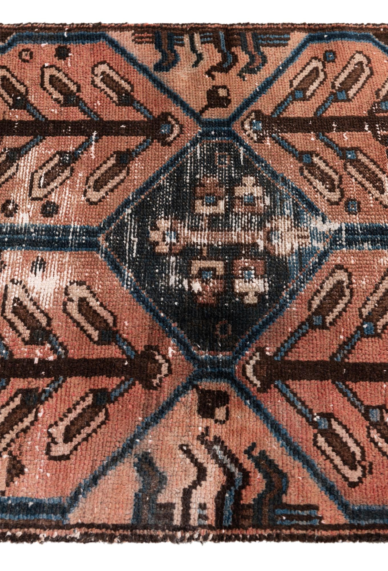 2' 6 x 4' 6 Hand Knotted Ultra Vintage Persian Wool Rug