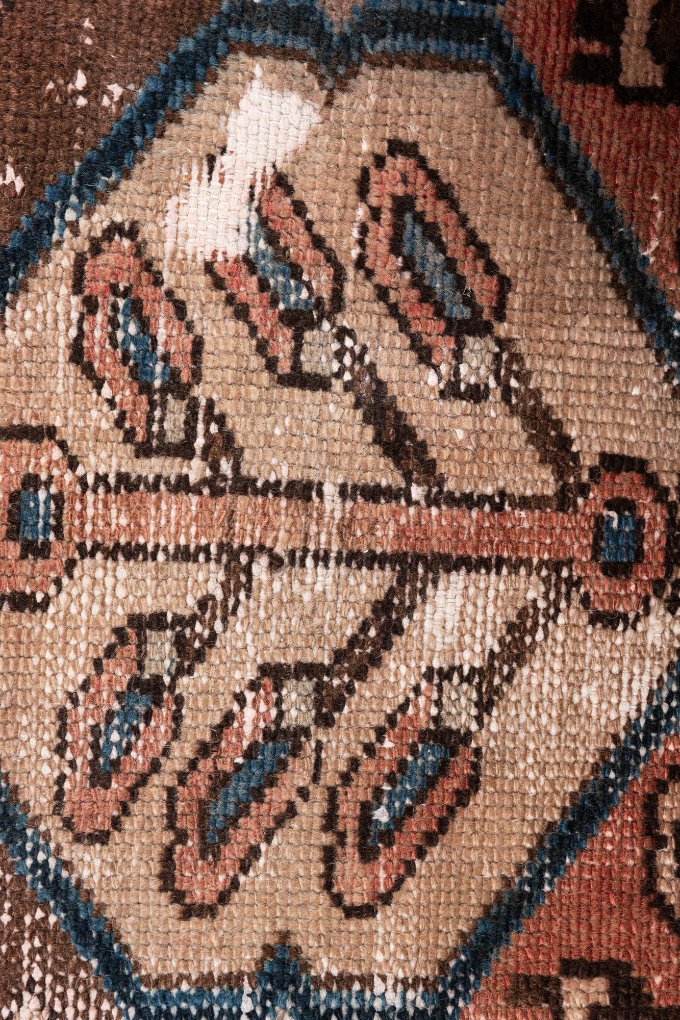 2' 6 x 4' 6 Hand Knotted Ultra Vintage Persian Wool Rug