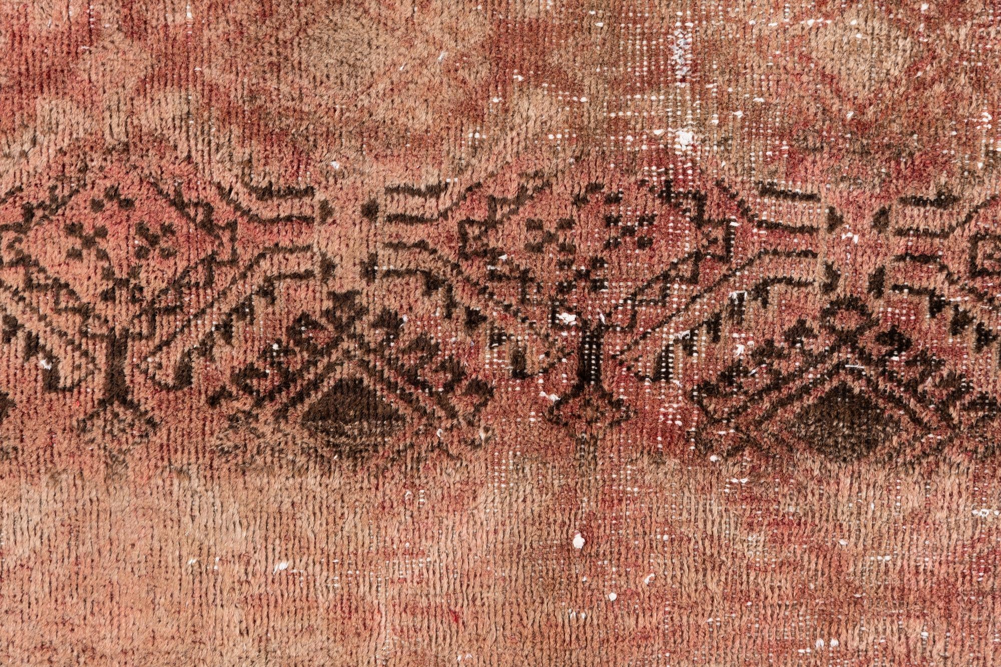 4' 2 x 6' 7 Hand Knotted Ultra Vintage Persian Wool Rug