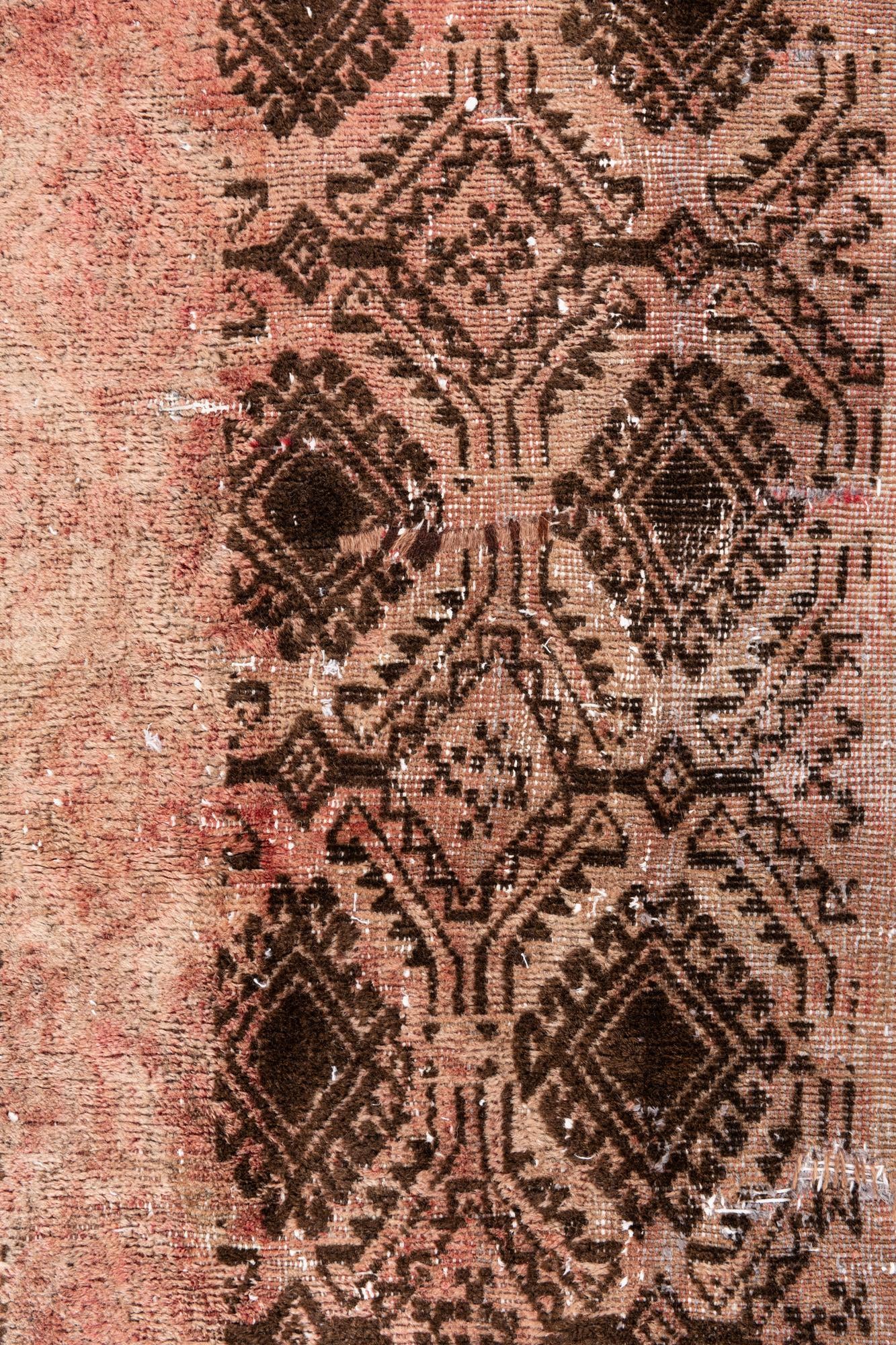 4' 2 x 6' 7 Hand Knotted Ultra Vintage Persian Wool Rug