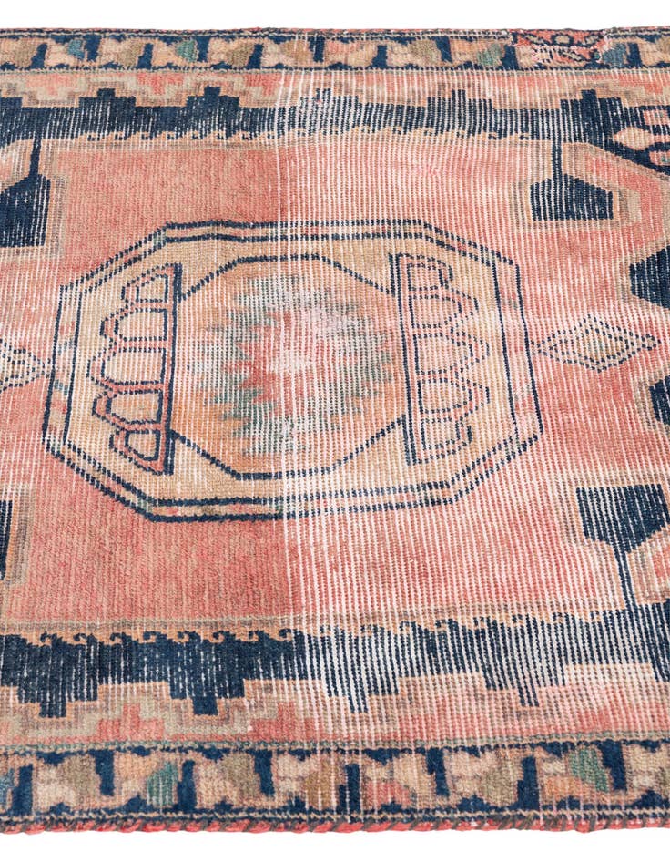 Detail image of 3' 3 x 6' 4  Hand Knotted Ultra Vintage Persian Wool Rug