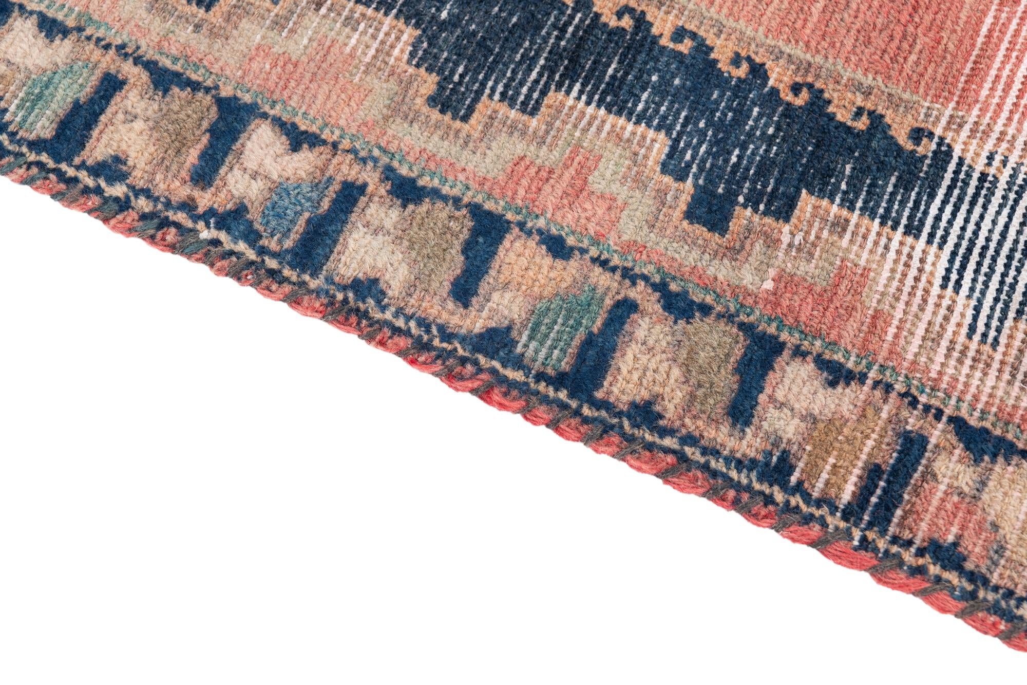 3' 3 x 6' 4 Hand Knotted Ultra Vintage Persian Wool Rug