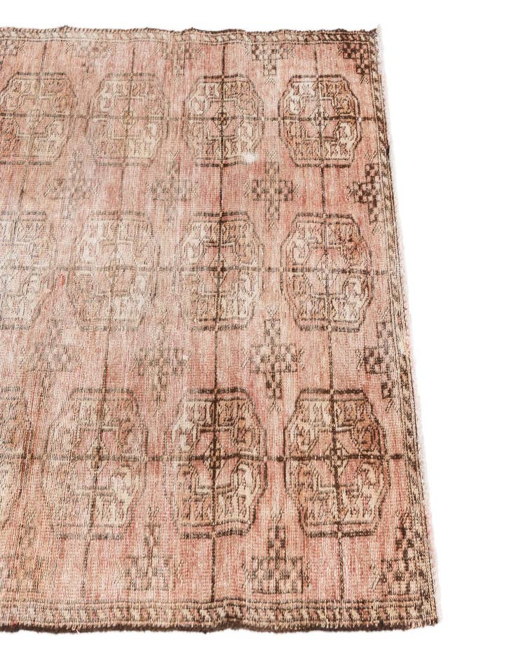 Detail image of 3' 4 x 5' 6  Hand Knotted Ultra Vintage Persian Wool Rug