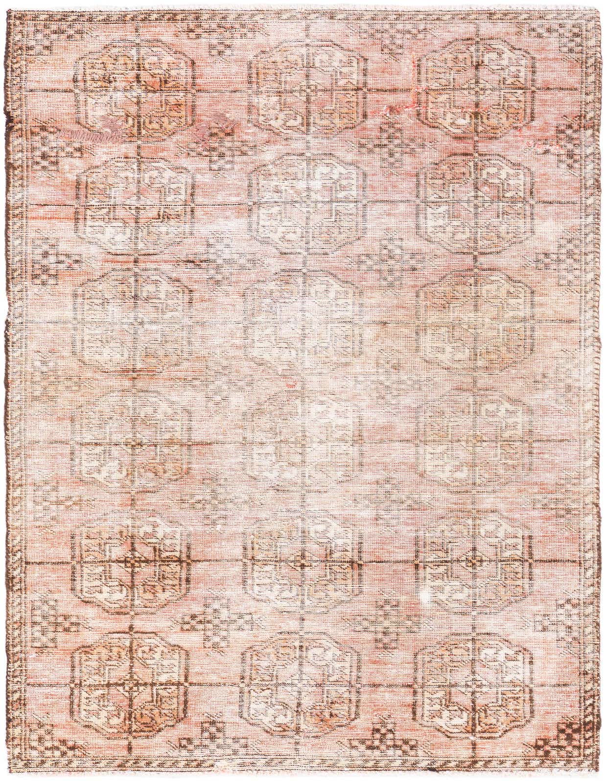 Primary image 3' 4 x 5' 6  Hand Knotted Ultra Vintage Persian Wool Rug