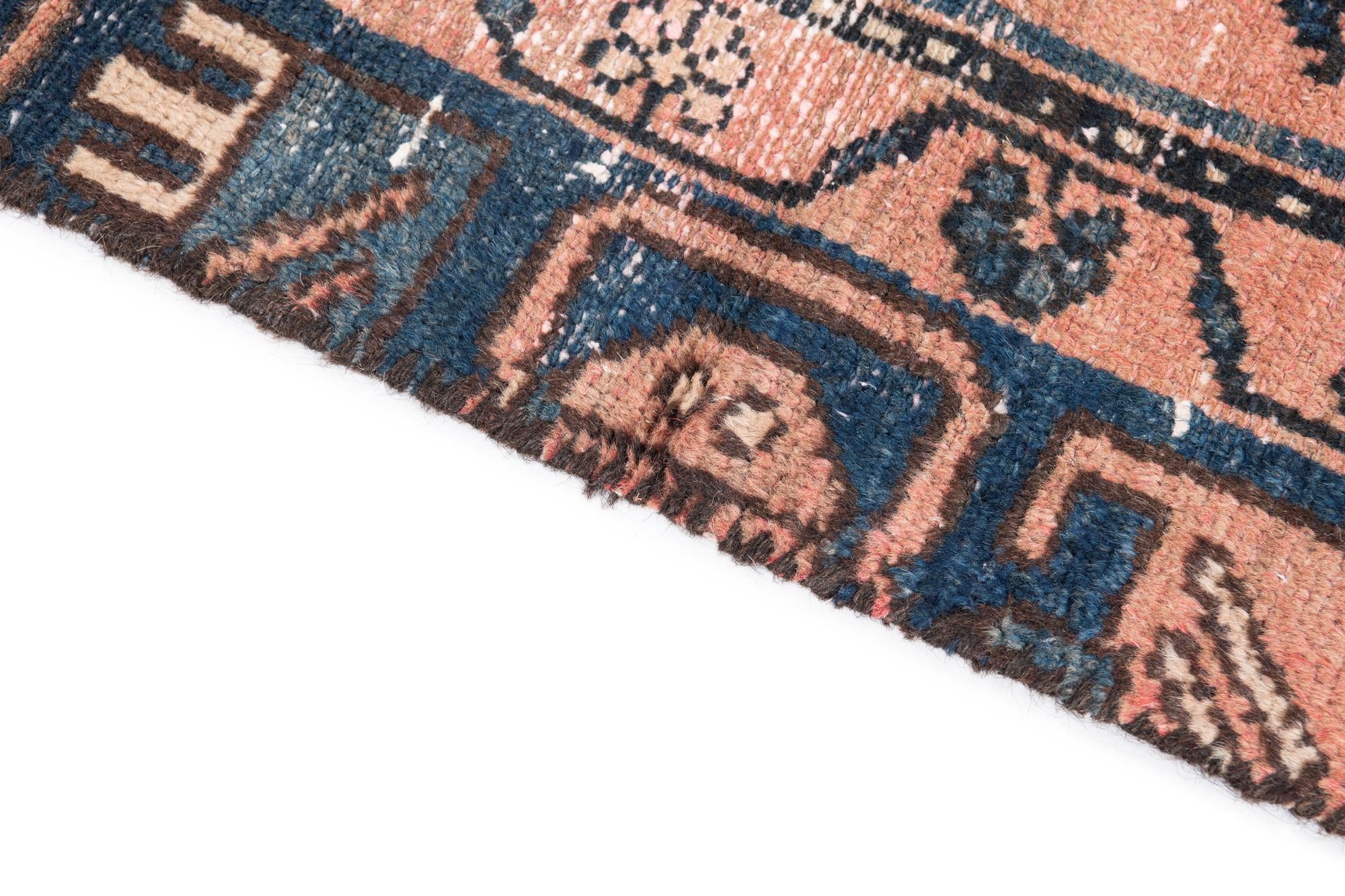 3' 8 x 6' 4 Hand Knotted Ultra Vintage Persian Wool Rug
