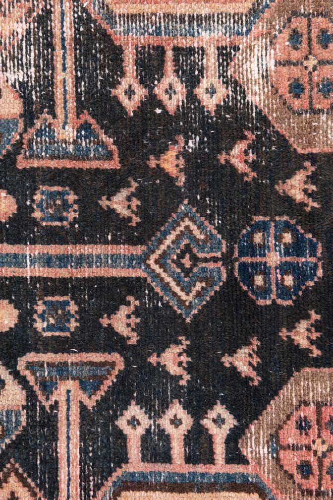 3' 8 x 6' 4 Hand Knotted Ultra Vintage Persian Wool Rug