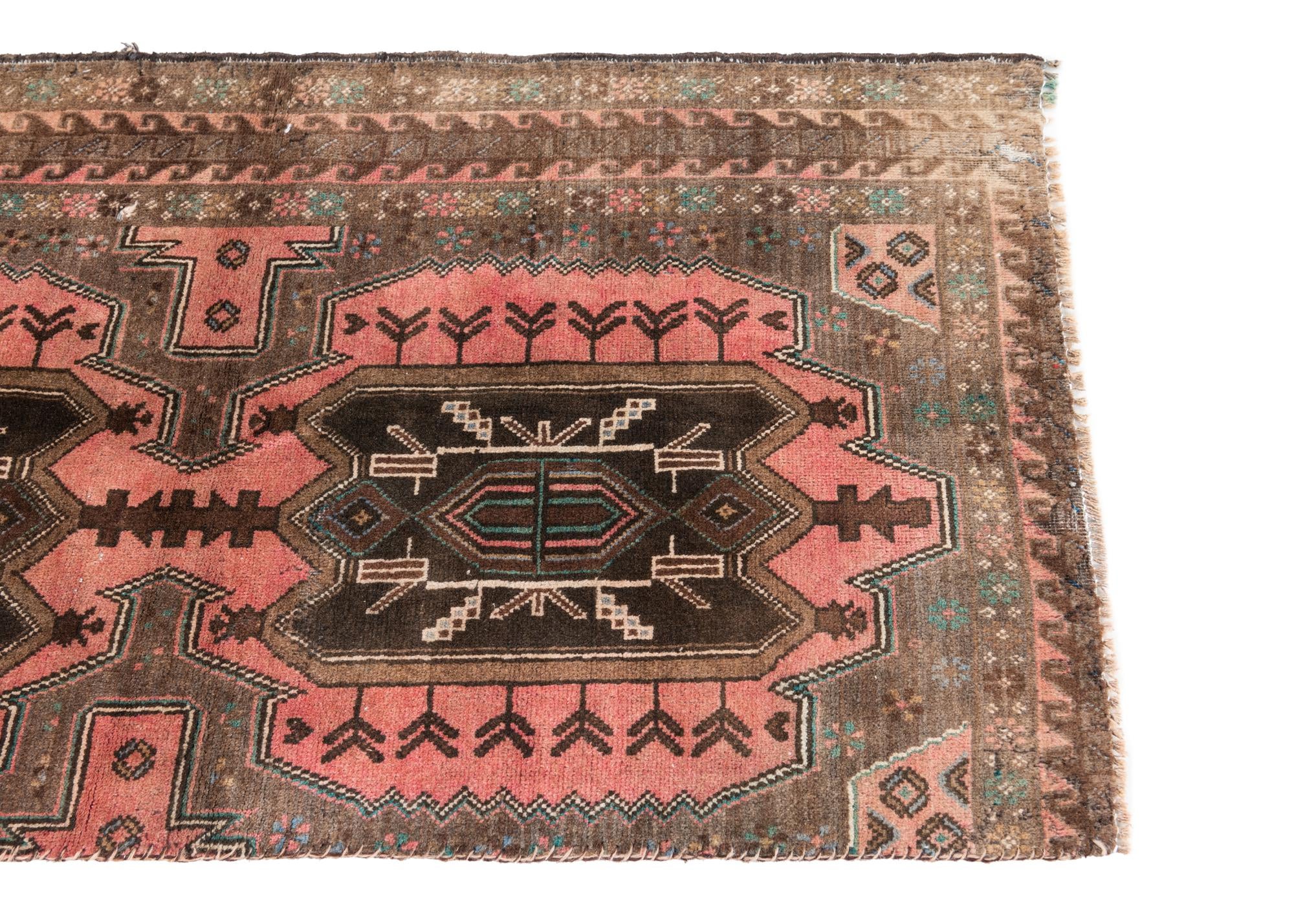 2' 6 x 4' 6 Hand Knotted Ultra Vintage Persian Wool Rug