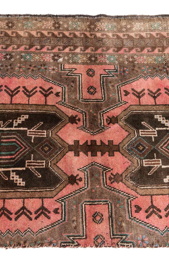 2' 6 x 4' 6 Hand Knotted Ultra Vintage Persian Wool Rug