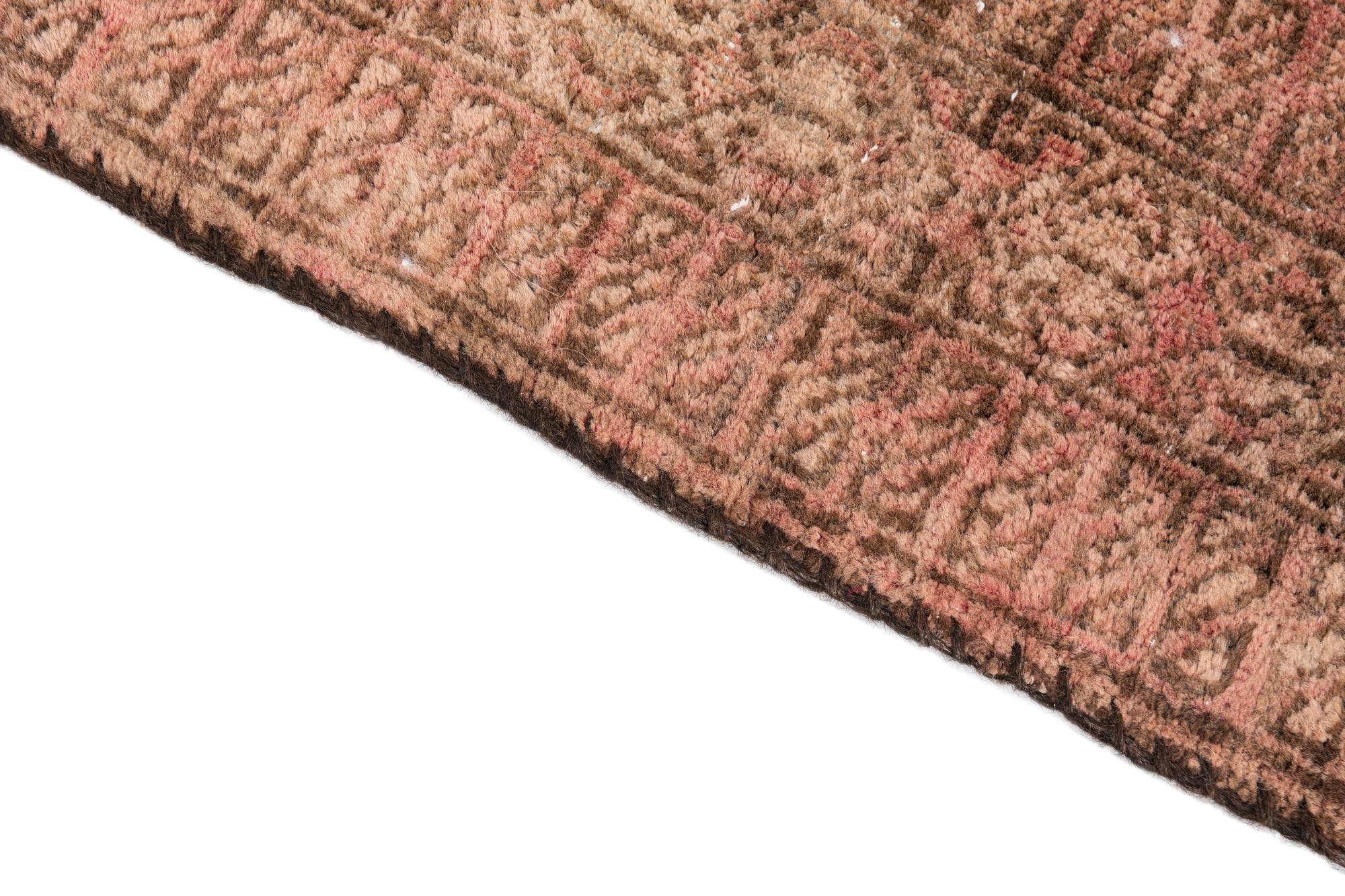 3' 7 x 5' 6 Hand Knotted Ultra Vintage Persian Wool Rug