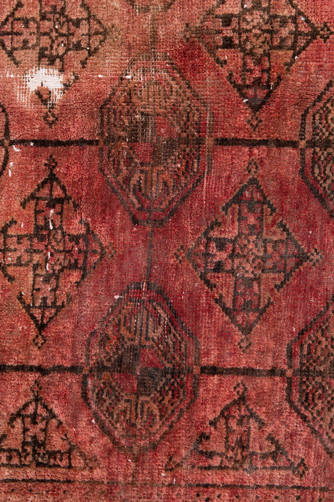 3' 7 x 5' 6 Hand Knotted Ultra Vintage Persian Wool Rug