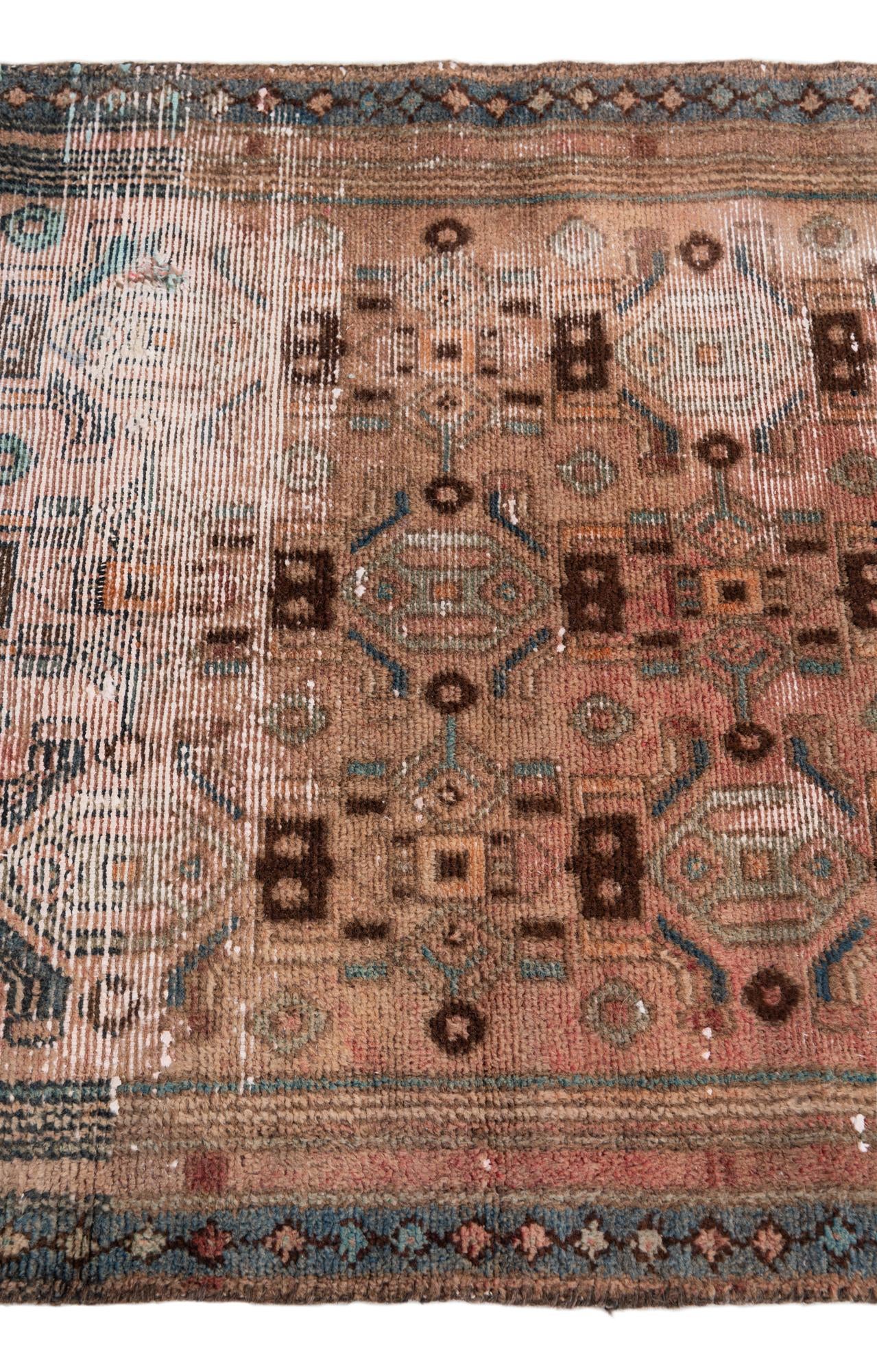 2' 8 x 5' 4 Hand Knotted Ultra Vintage Persian Wool Rug
