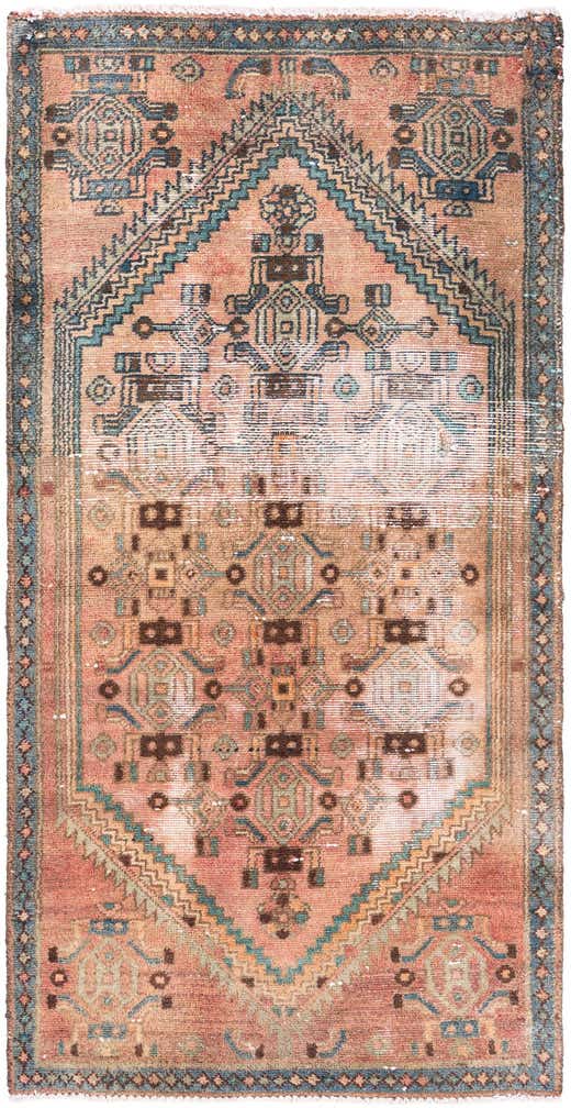 2' 8 x 5' 4 Hand Knotted Ultra Vintage Persian Wool Rug