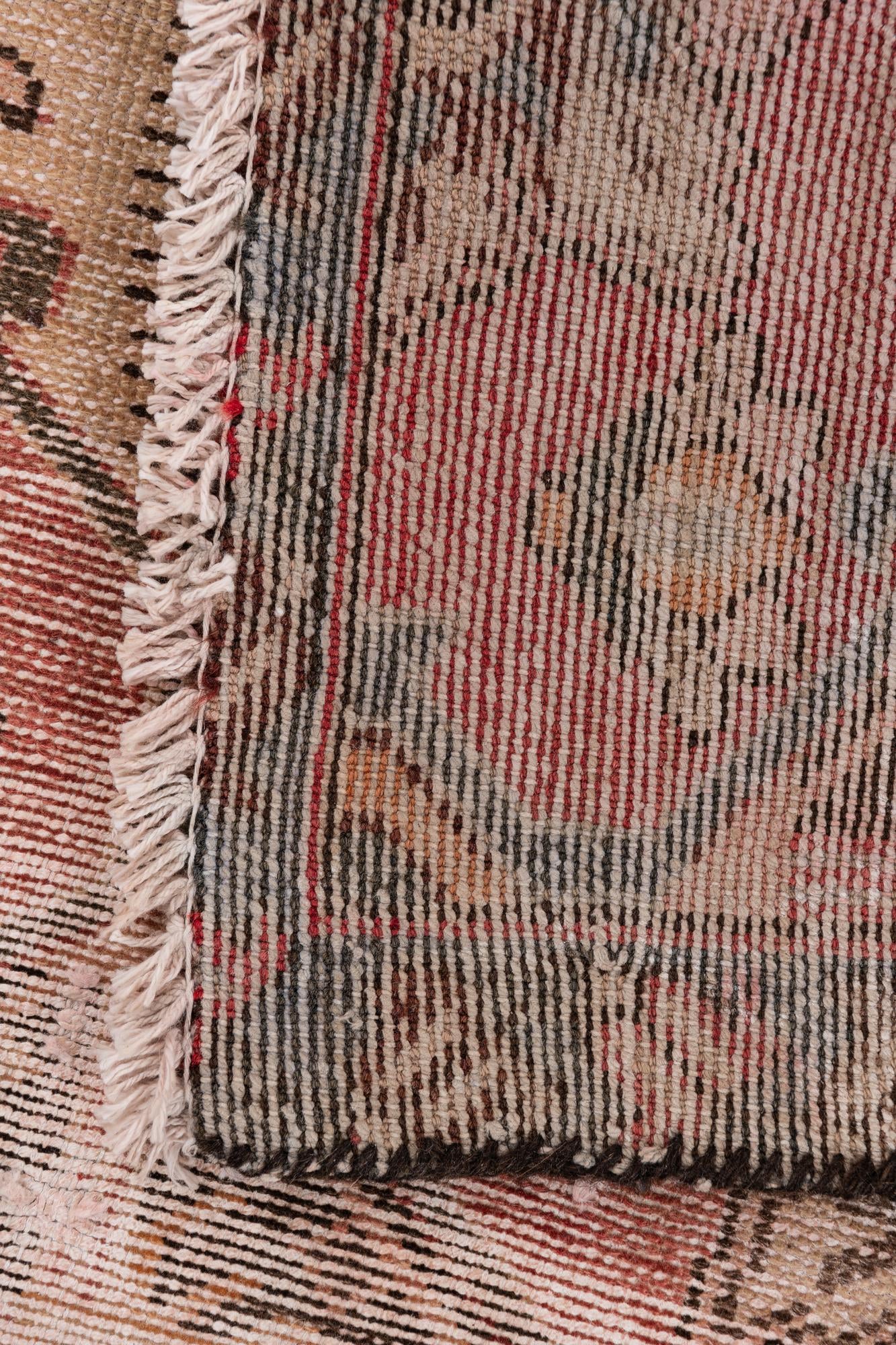3' 4 x 5' Hand Knotted Ultra Vintage Persian Wool Rug