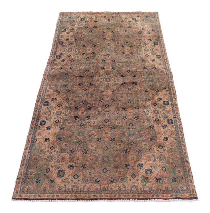 Detail image of 3' 2 x 6' Hand Knotted Ultra Vintage Persian Wool Rug
