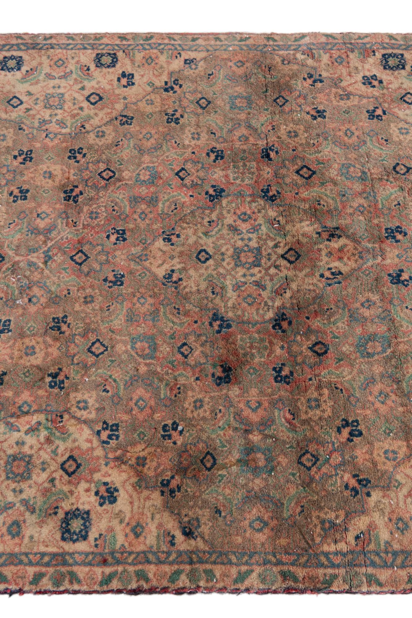 3' 2 x 6' Hand Knotted Ultra Vintage Persian Wool Rug