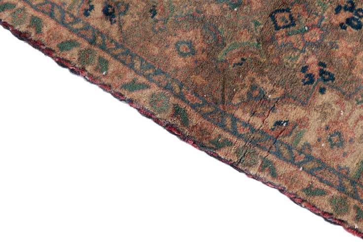 Detail image of 3' 2 x 6' Hand Knotted Ultra Vintage Persian Wool Rug