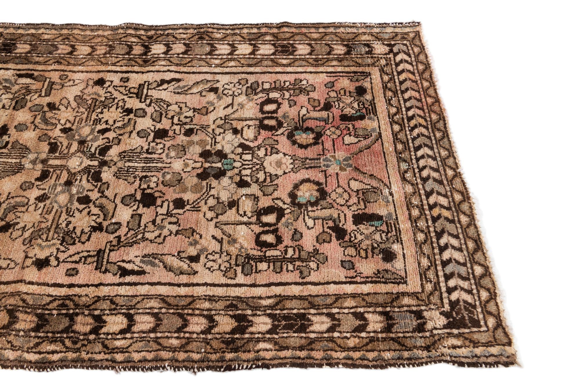 3' 6 x 6' Hand Knotted Ultra Vintage Persian Wool Rug