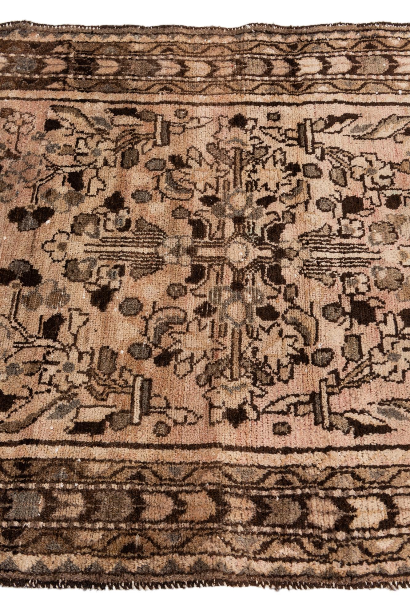 3' 6 x 6' Hand Knotted Ultra Vintage Persian Wool Rug