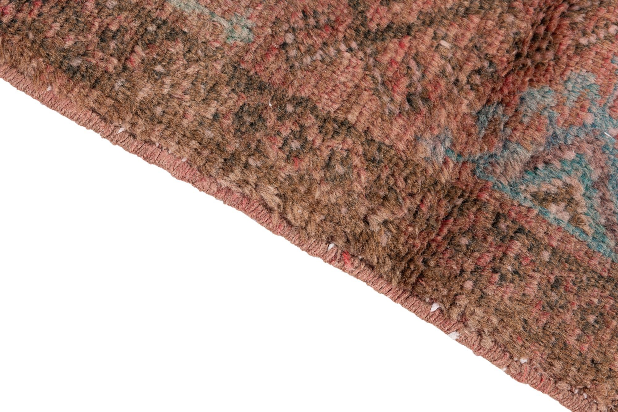2' 6 x 4' 2 Hand Knotted Ultra Vintage Persian Wool Rug