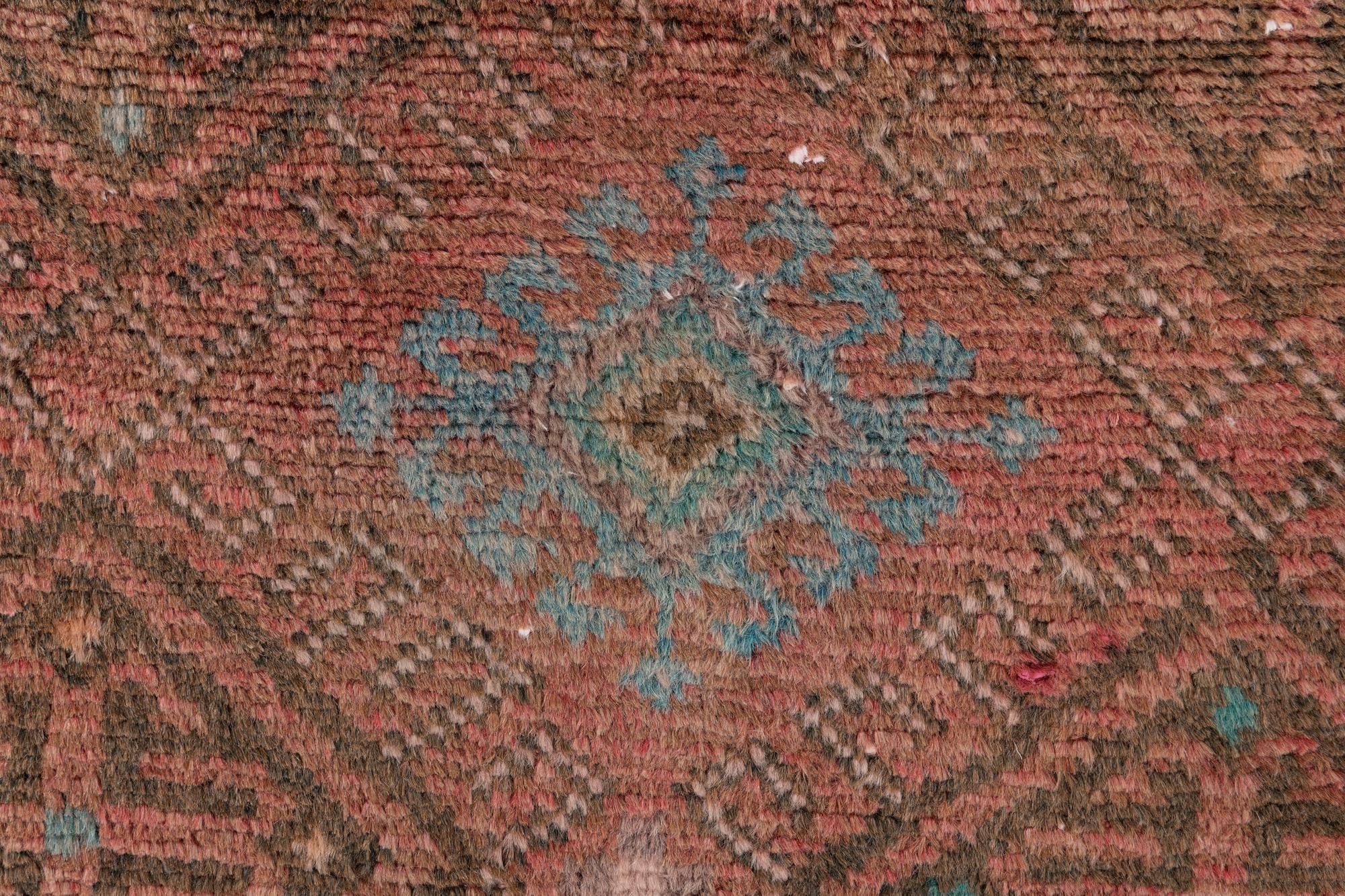 2' 6 x 4' 2 Hand Knotted Ultra Vintage Persian Wool Rug