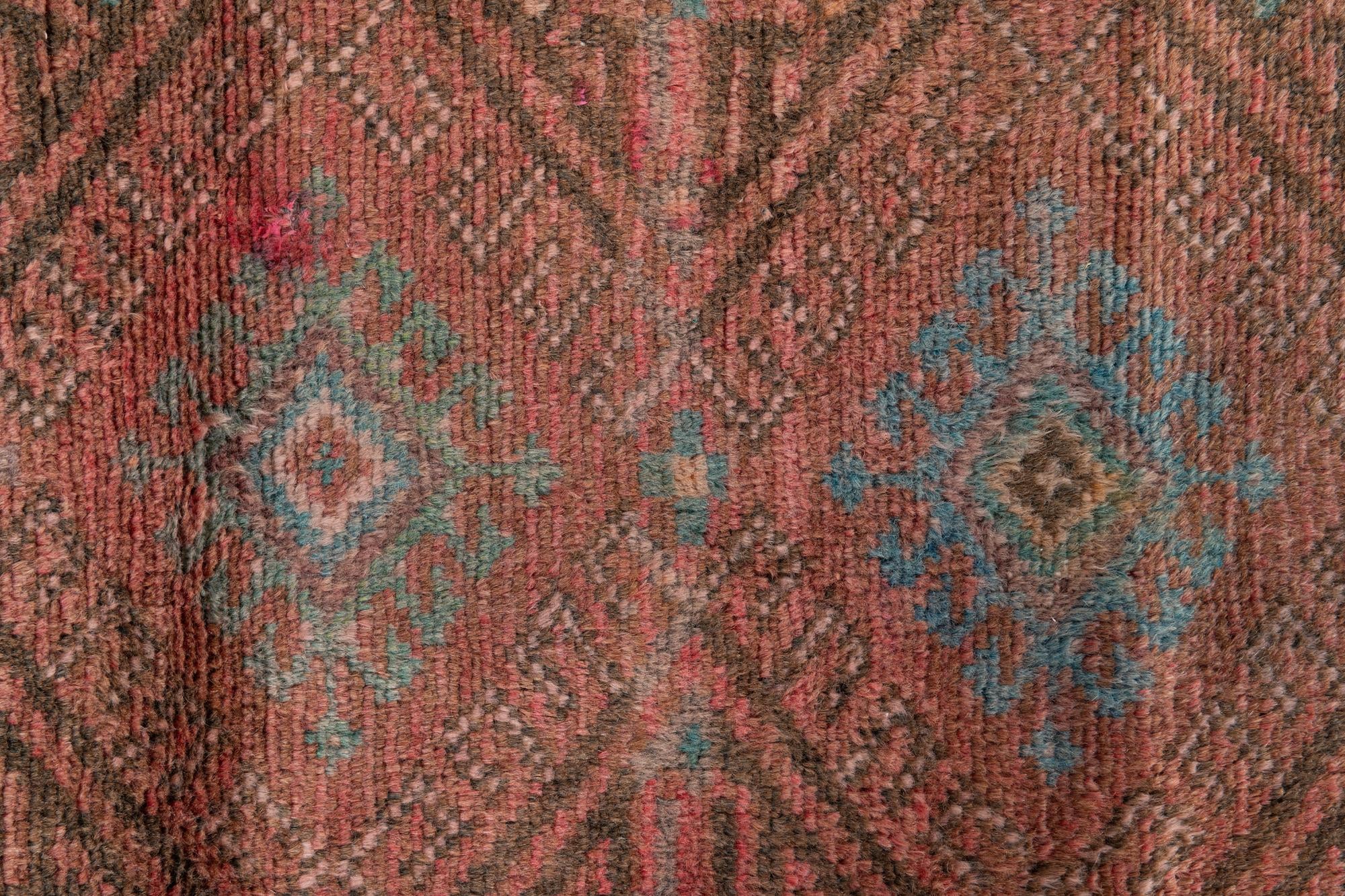 2' 6 x 4' 2 Hand Knotted Ultra Vintage Persian Wool Rug