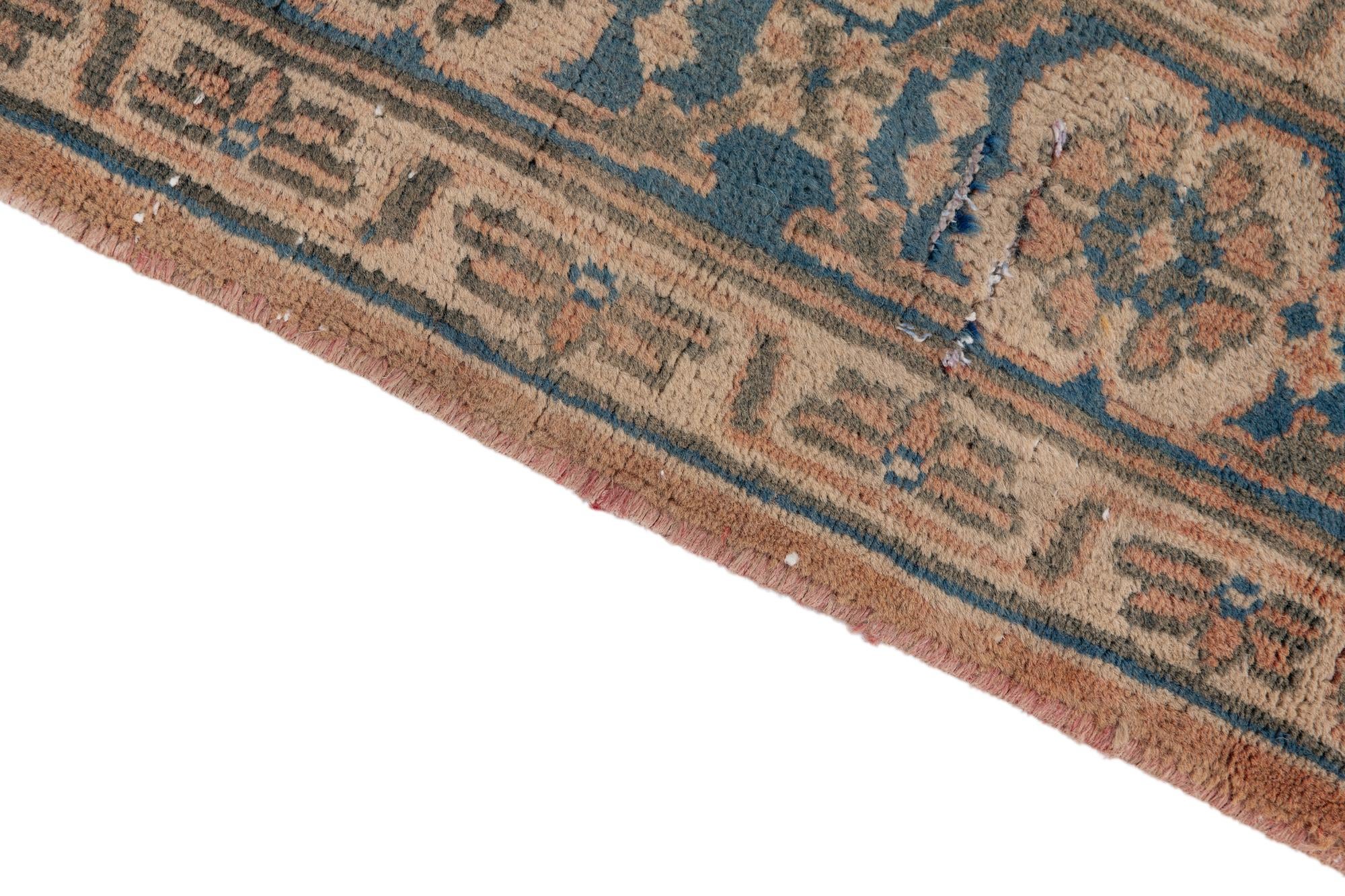 3' 5 x 6' 2 Hand Knotted Ultra Vintage Persian Wool Rug