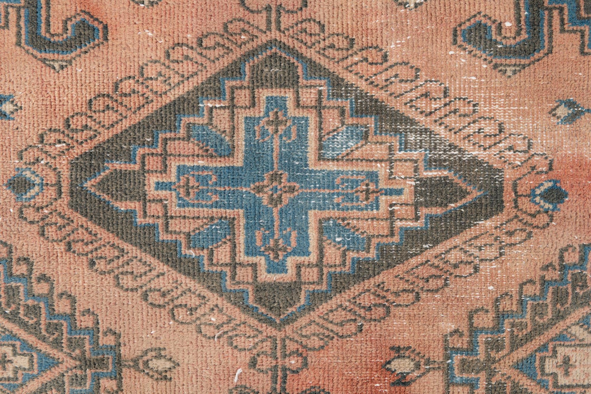 3' 5 x 6' 2 Hand Knotted Ultra Vintage Persian Wool Rug