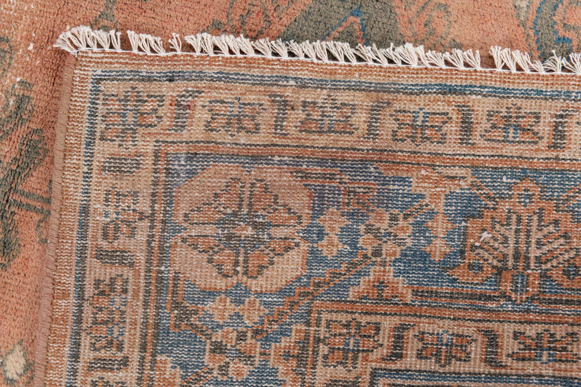 3' 5 x 6' 2 Hand Knotted Ultra Vintage Persian Wool Rug