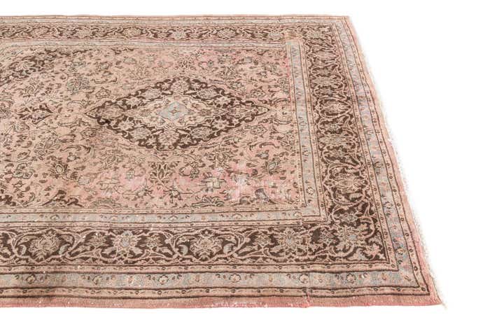 6' 3 x 7' 9 Hand Knotted Ultra Vintage Persian Wool Rug