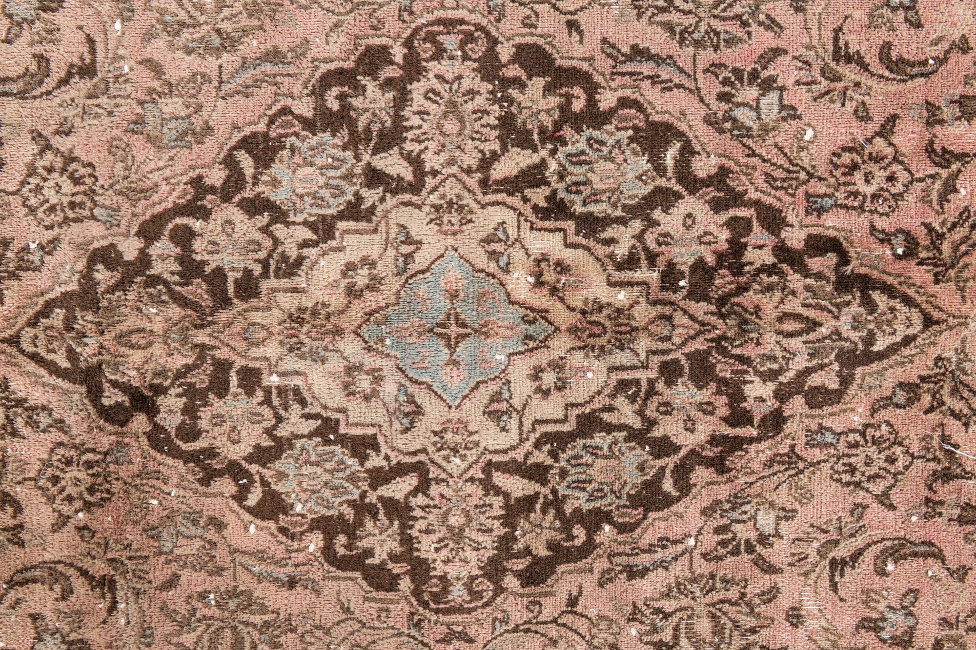 6' 3 x 7' 9 Hand Knotted Ultra Vintage Persian Wool Rug