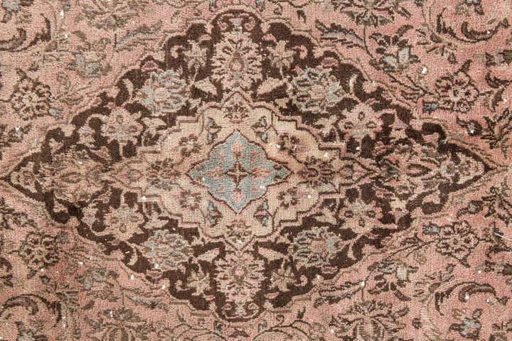 6' 3 x 7' 9 Hand Knotted Ultra Vintage Persian Wool Rug