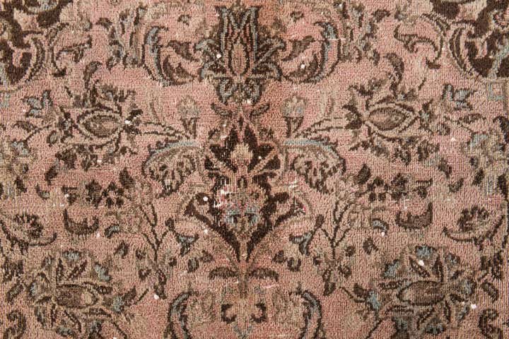 6' 3 x 7' 9 Hand Knotted Ultra Vintage Persian Wool Rug