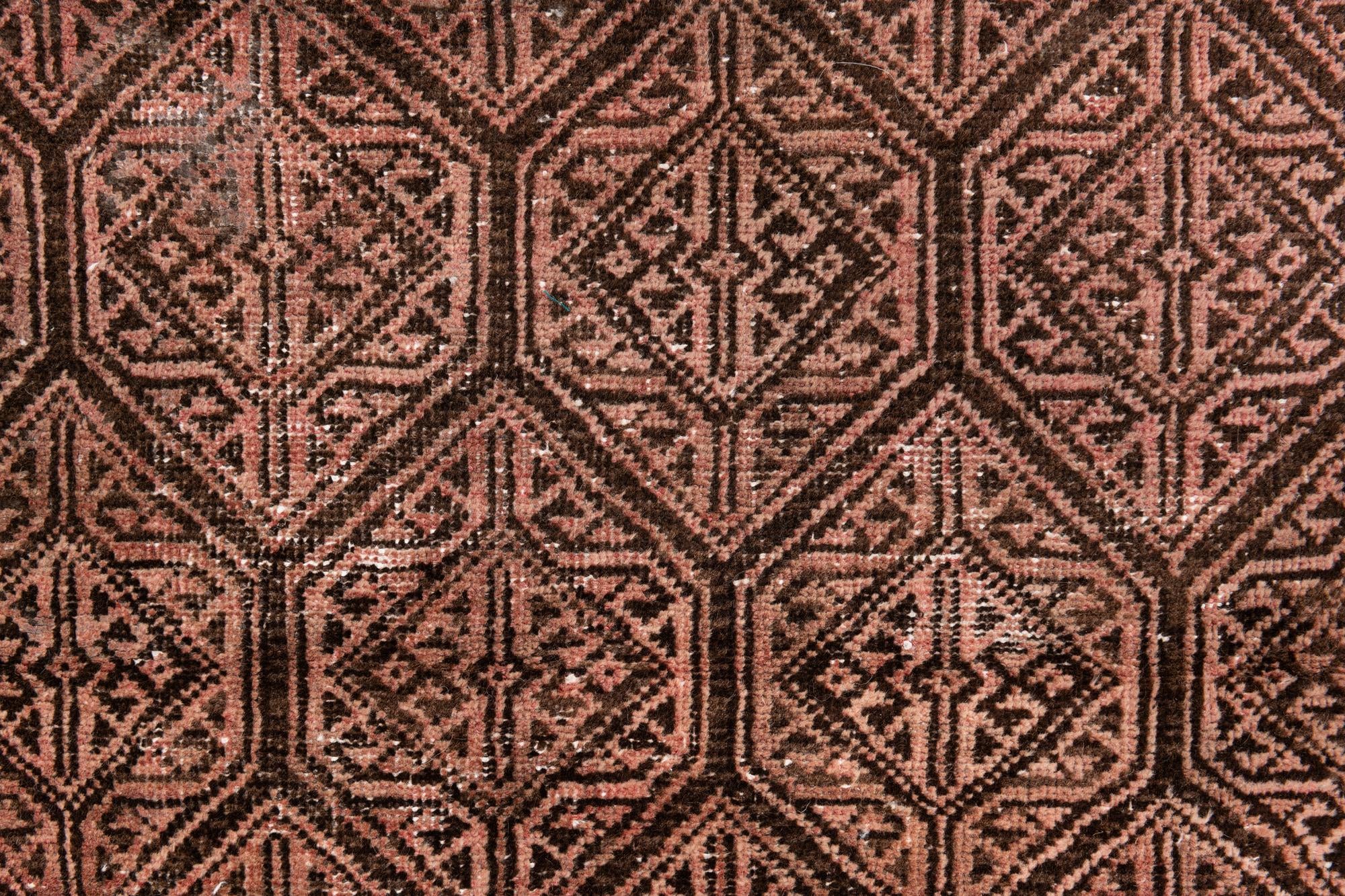 3' 8 x 7' 2 Hand Knotted Ultra Vintage Persian Wool Rug