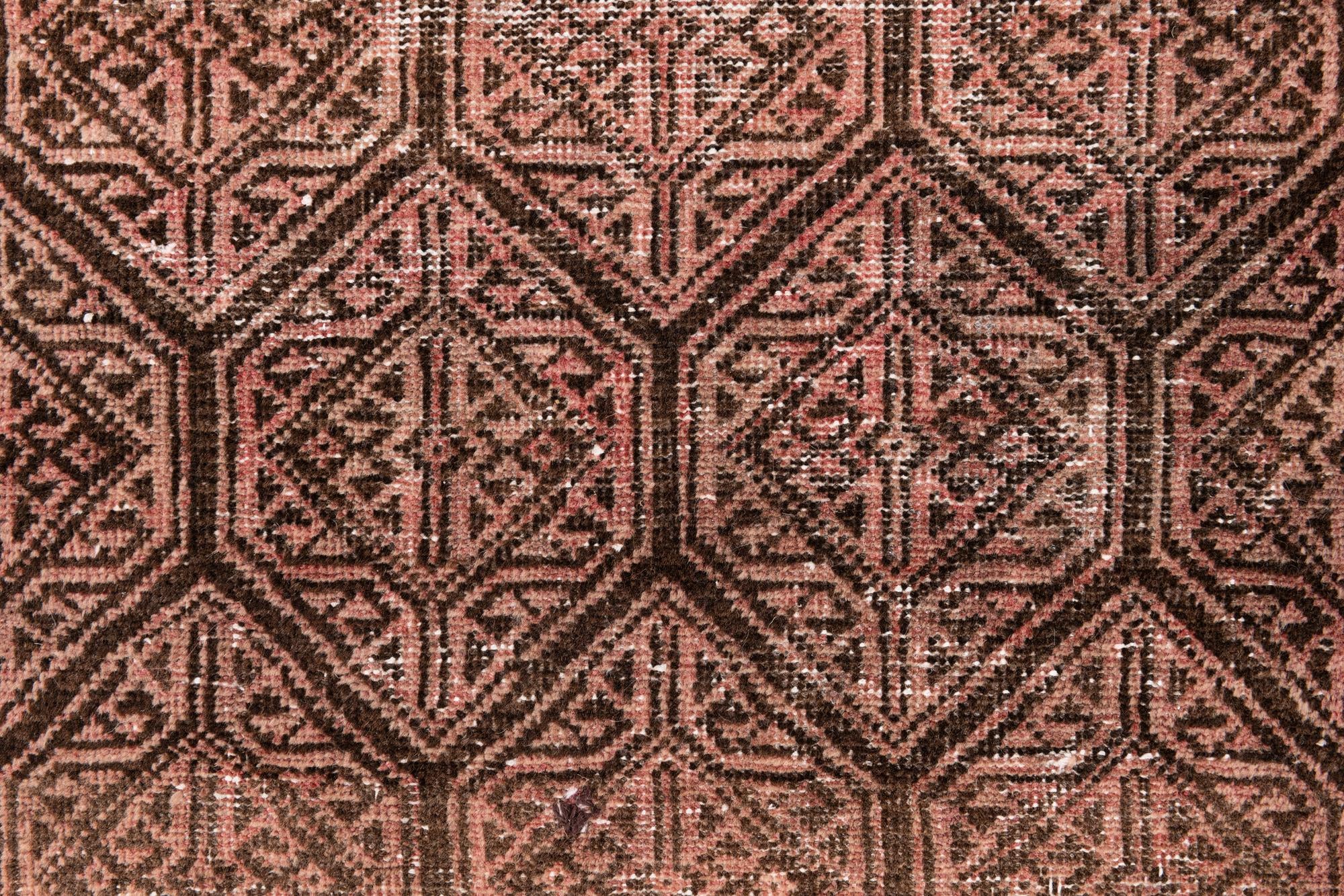 3' 8 x 7' 2 Hand Knotted Ultra Vintage Persian Wool Rug