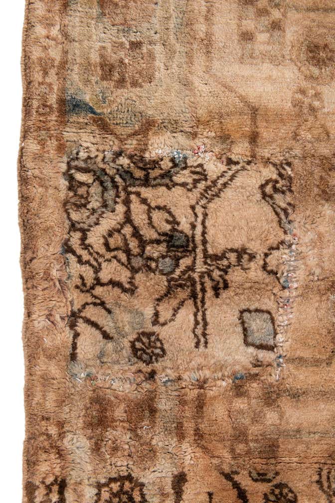 3' 9 x 4' 10 Hand Knotted Ultra Vintage Persian Wool Rug