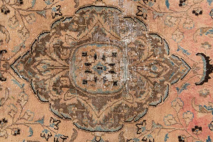 4' 7 x 6' 7 Hand Knotted Ultra Vintage Persian Wool Rug