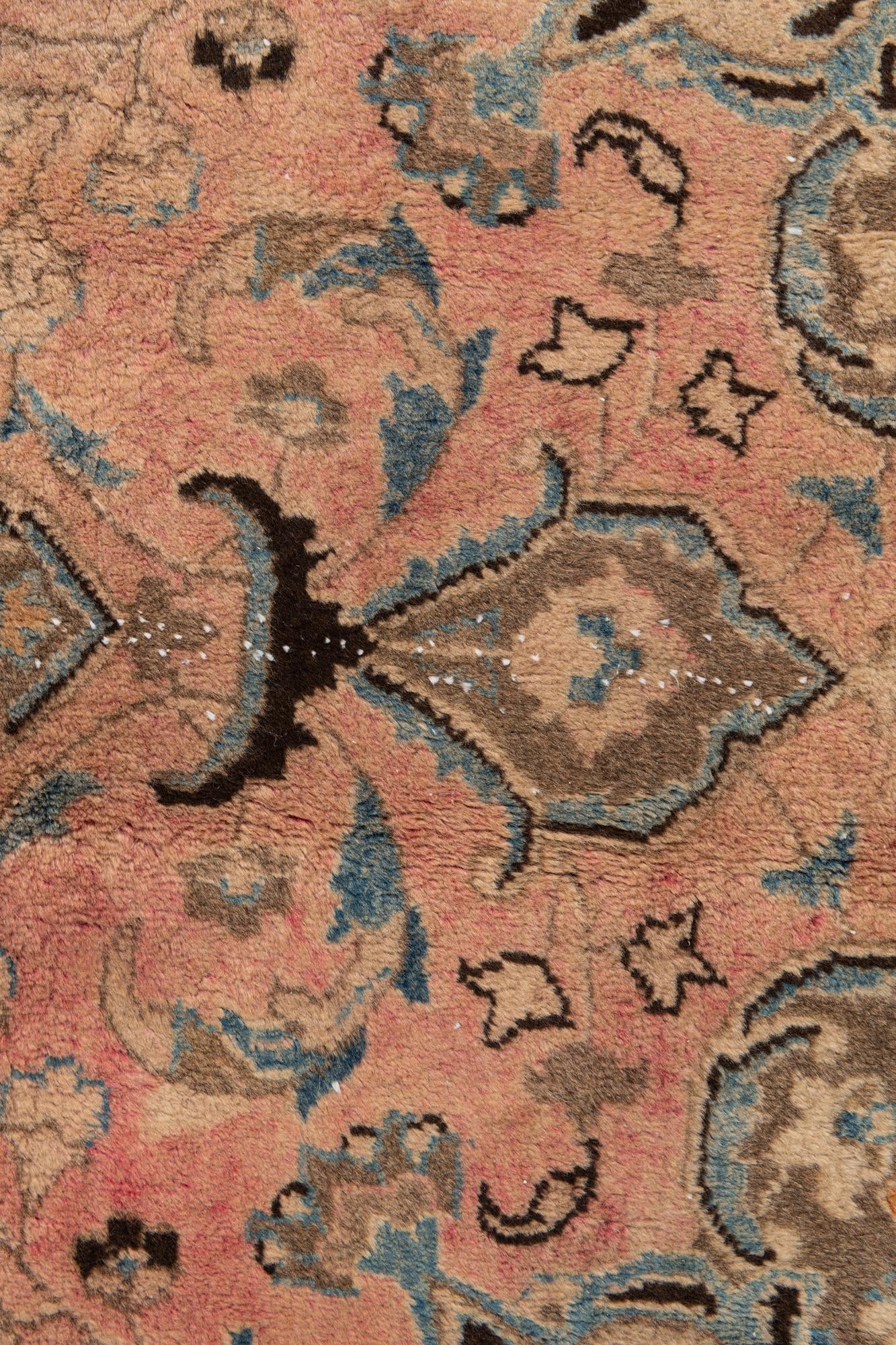 4' 7 x 6' 7 Hand Knotted Ultra Vintage Persian Wool Rug