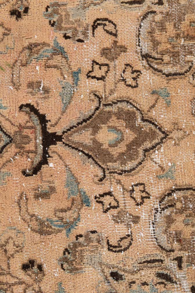 4' 7 x 6' 7 Hand Knotted Ultra Vintage Persian Wool Rug