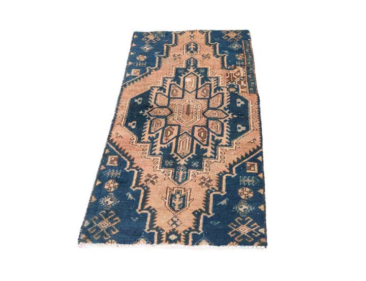 2' 5 x 4' 5 Hand Knotted Ultra Vintage Persian Wool Rug