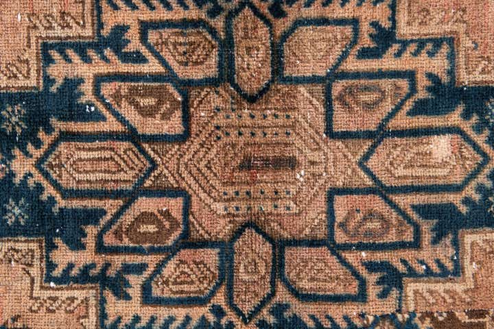 2' 5 x 4' 5 Hand Knotted Ultra Vintage Persian Wool Rug