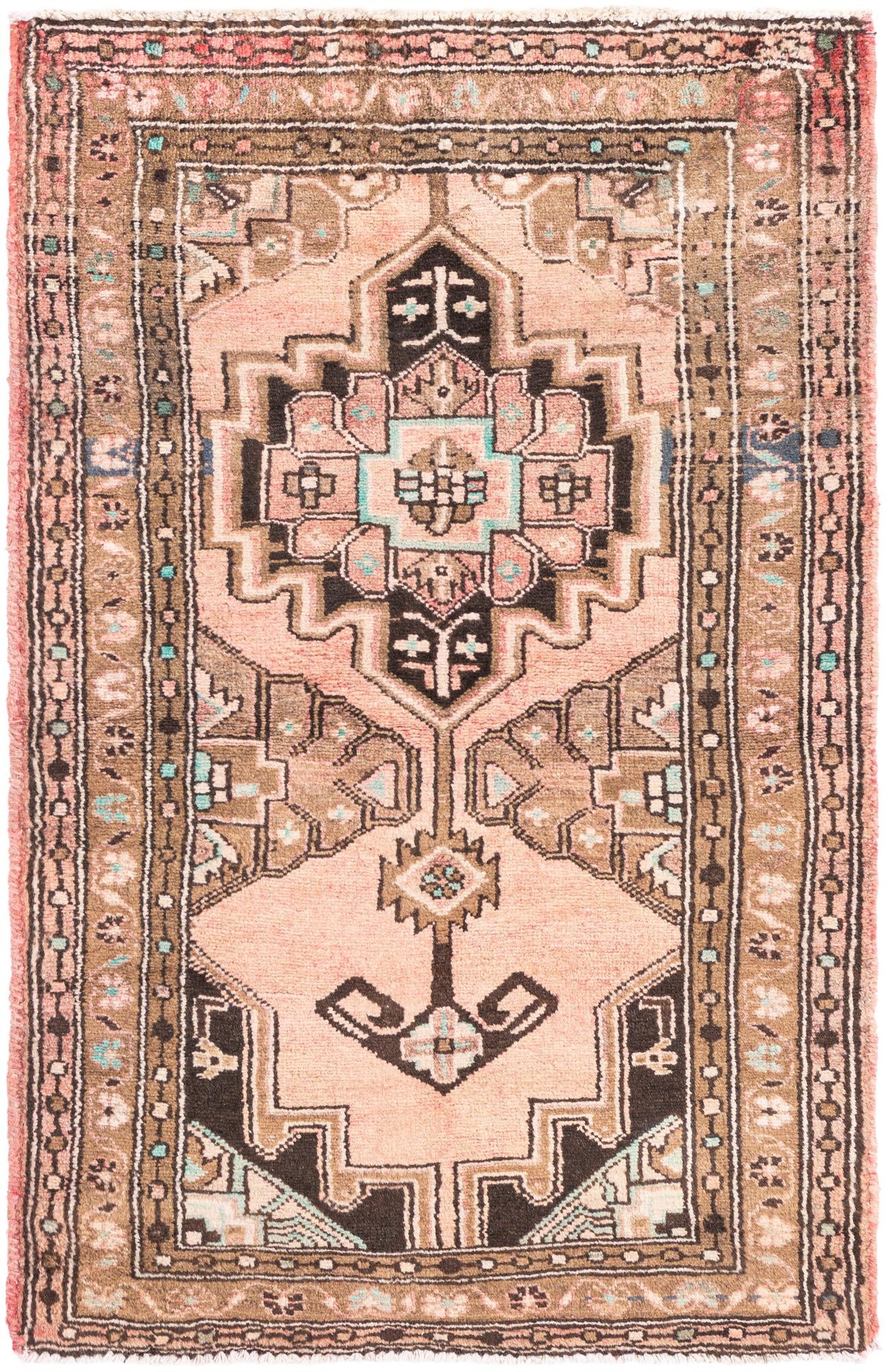 2' 8 x 4' 3 Hand Knotted Ultra Vintage Persian Wool Rug