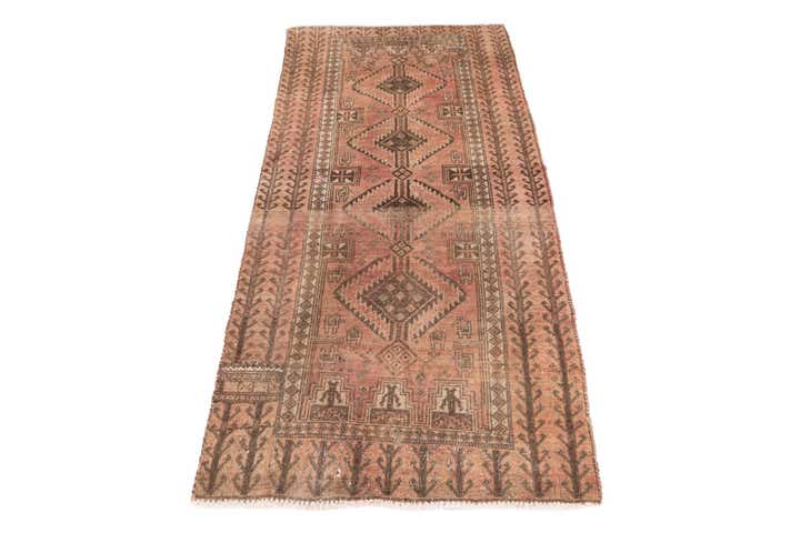 80cm x 160cm anudado a mano Ultra Vintage Alfombra Persa Lana