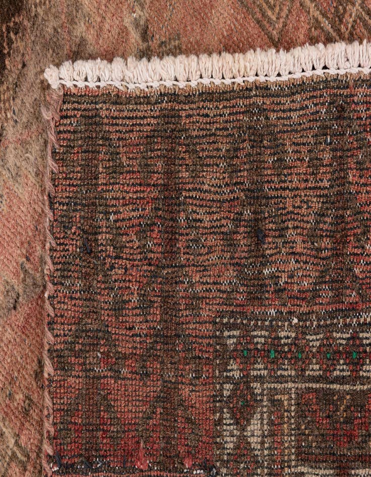 Detail image of 2' 8 x 5' 3  Hand Knotted Ultra Vintage Persian Wool Rug