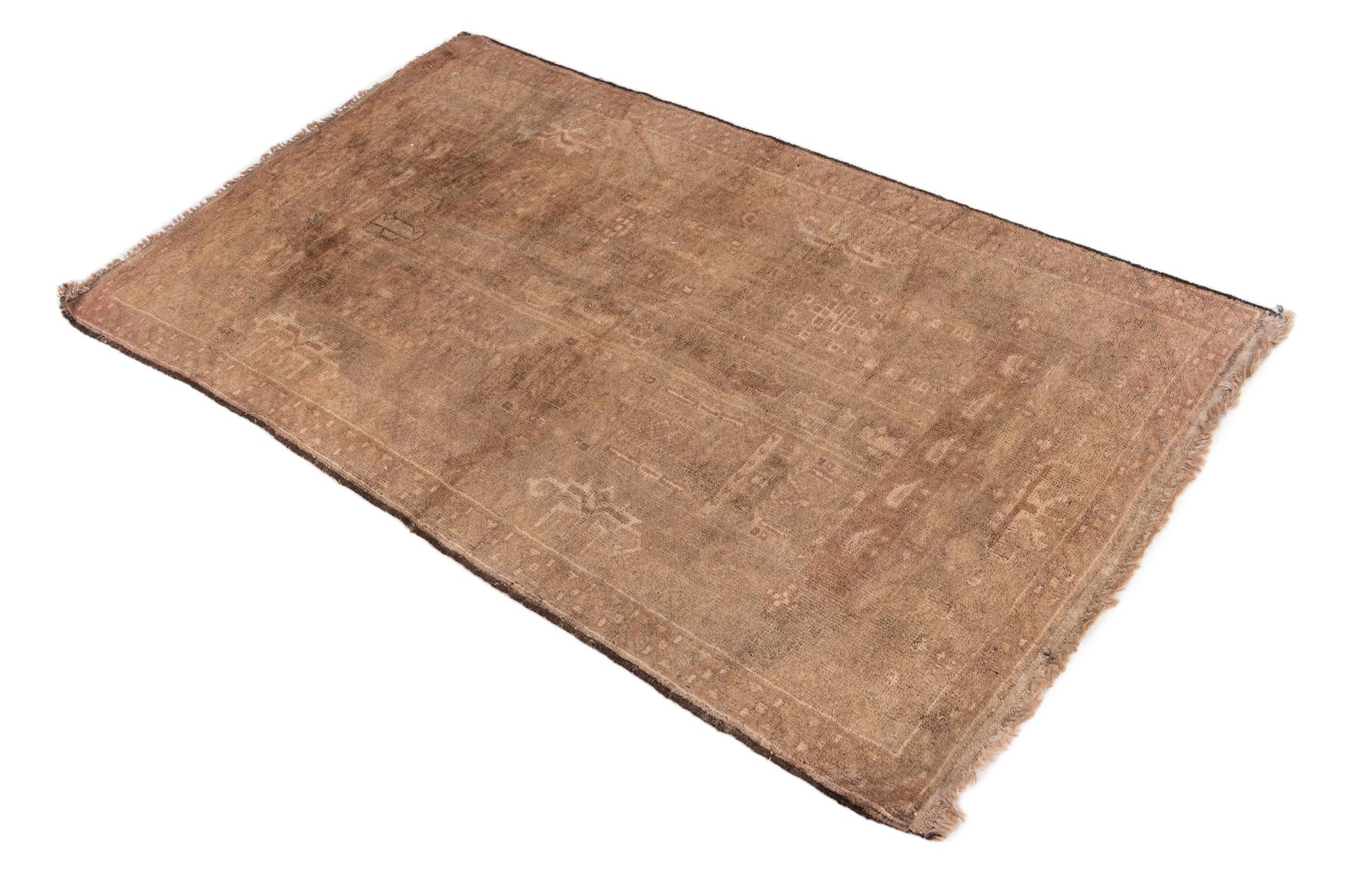 2' 10 x 4' 10 Hand Knotted Ultra Vintage Persian Wool Rug