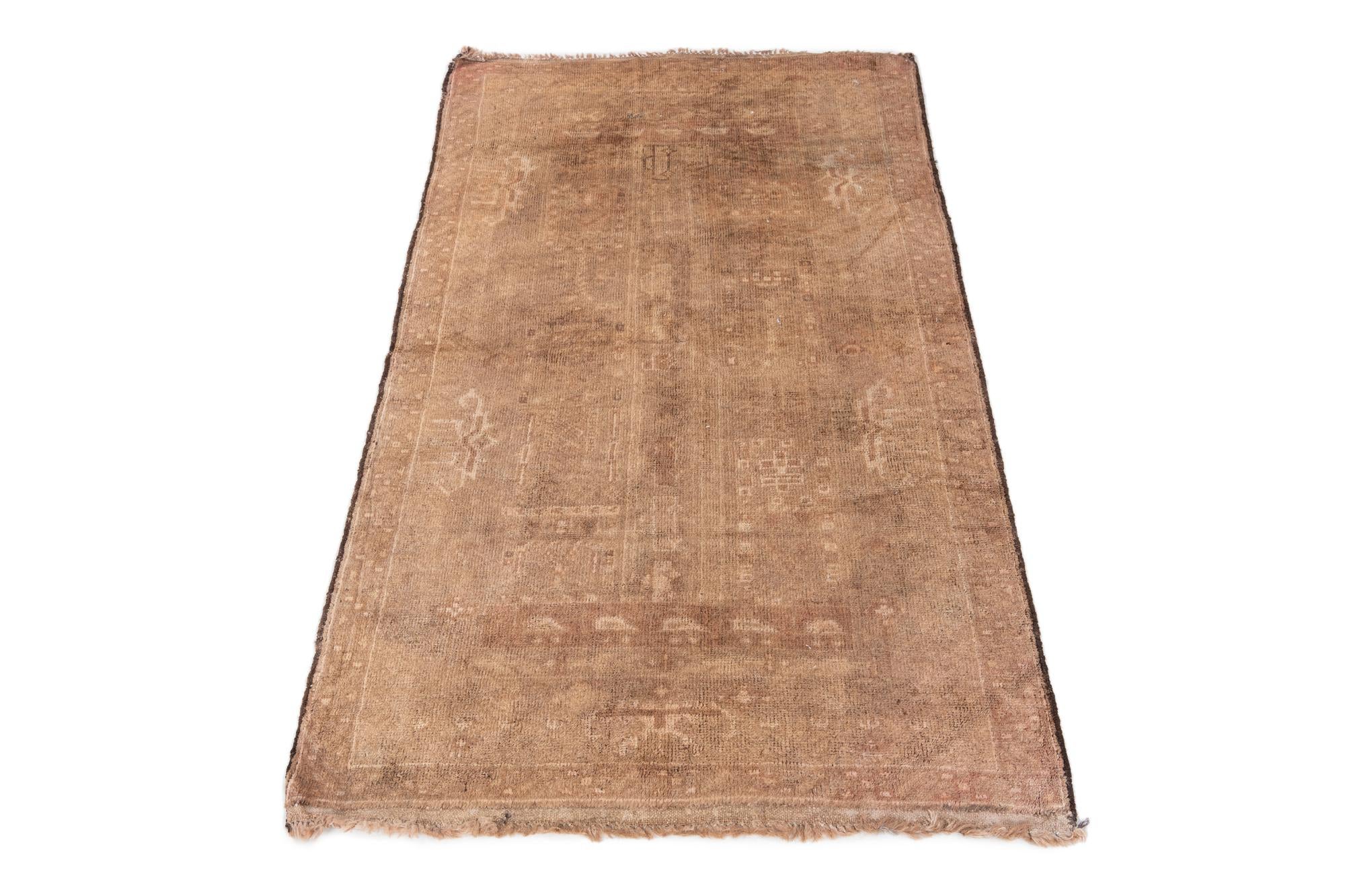 2' 10 x 4' 10 Hand Knotted Ultra Vintage Persian Wool Rug