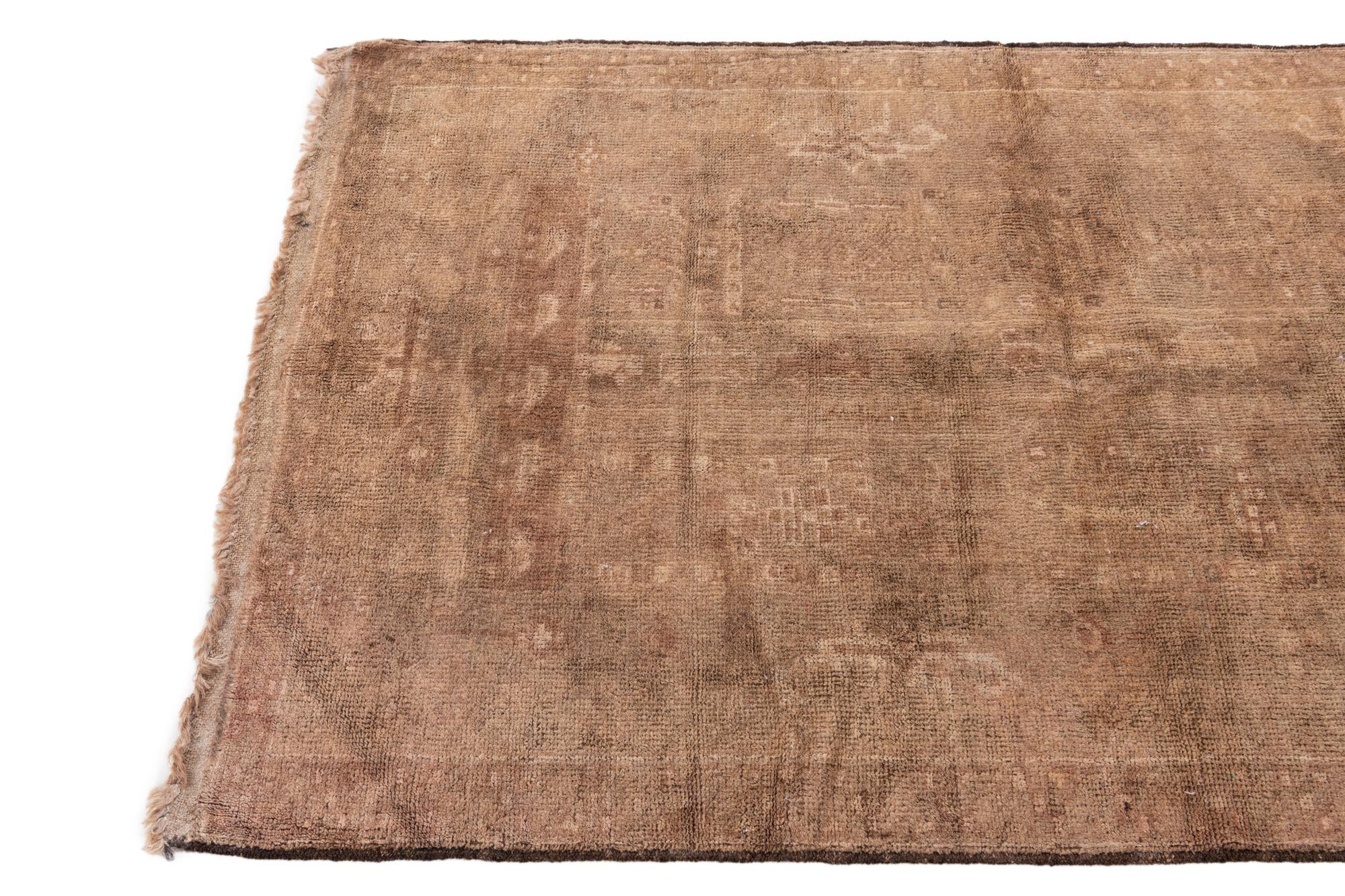 2' 10 x 4' 10 Hand Knotted Ultra Vintage Persian Wool Rug