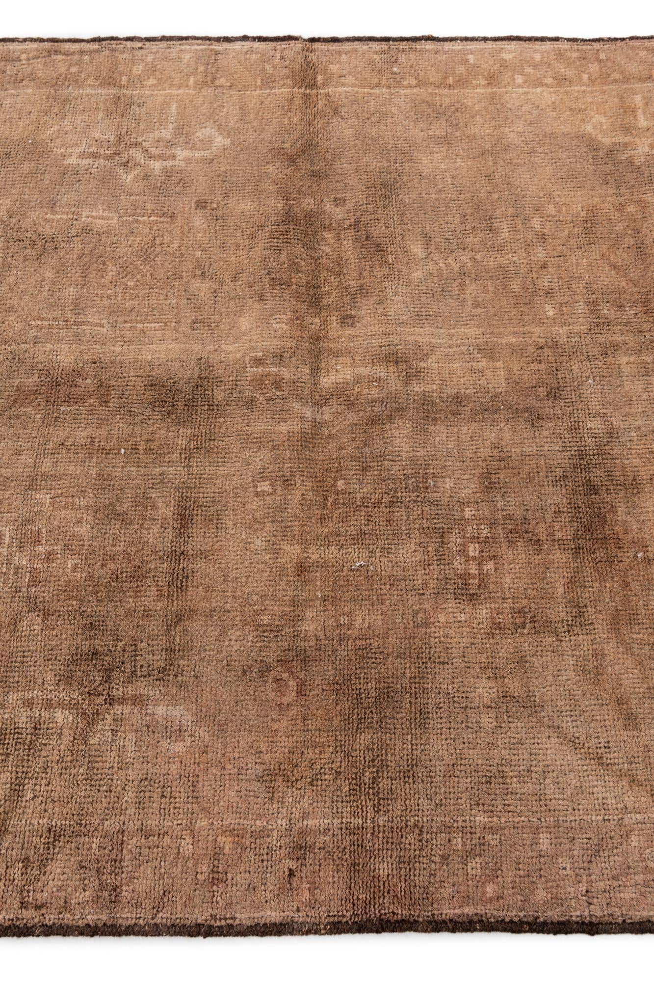 2' 10 x 4' 10 Hand Knotted Ultra Vintage Persian Wool Rug