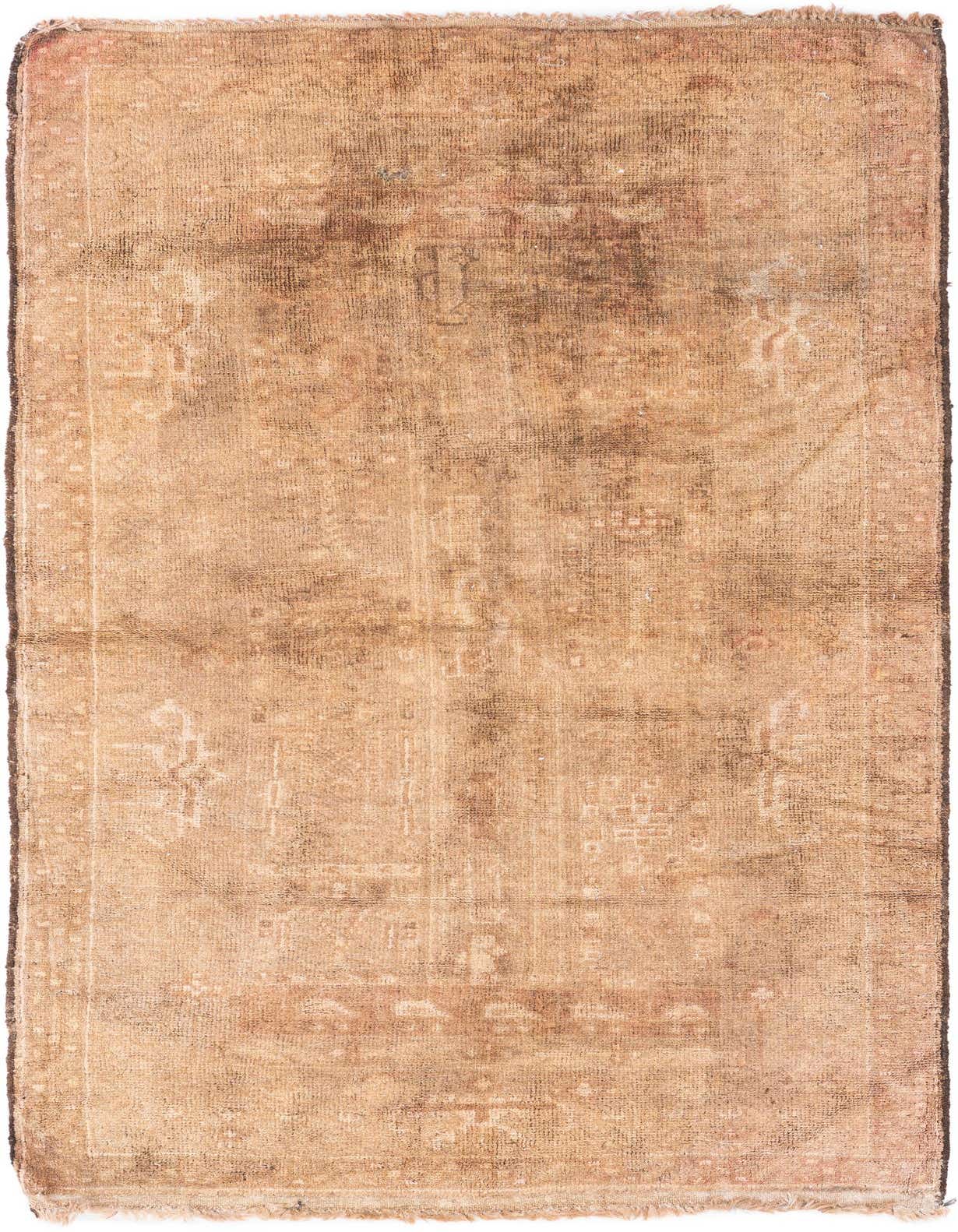 Primary image 2' 10 x 4' 10  Hand Knotted Ultra Vintage Persian Wool Rug